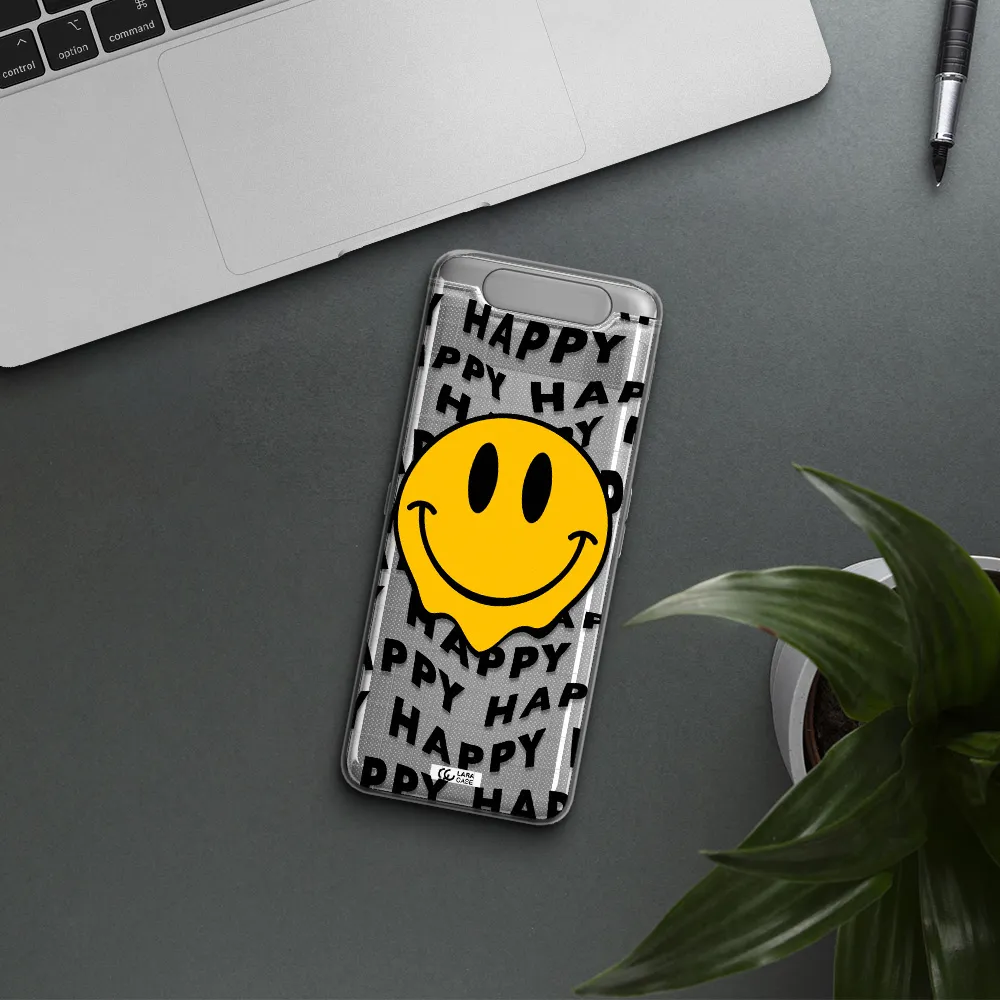 Happy Emoji Samsung A80 Clear TPU Case