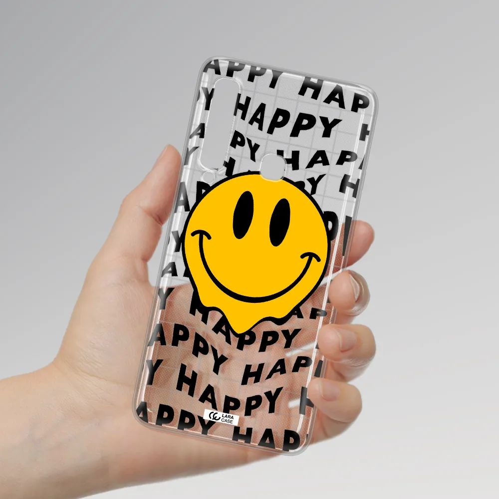 Happy Emoji Samsung A9 2018 Clear TPU Case
