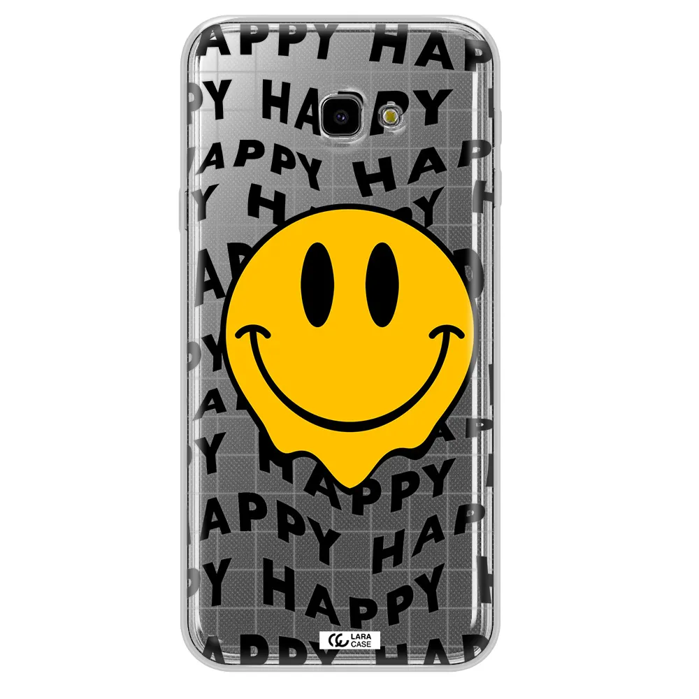Happy Emoji Samsung J4 Plus Clear TPU Case