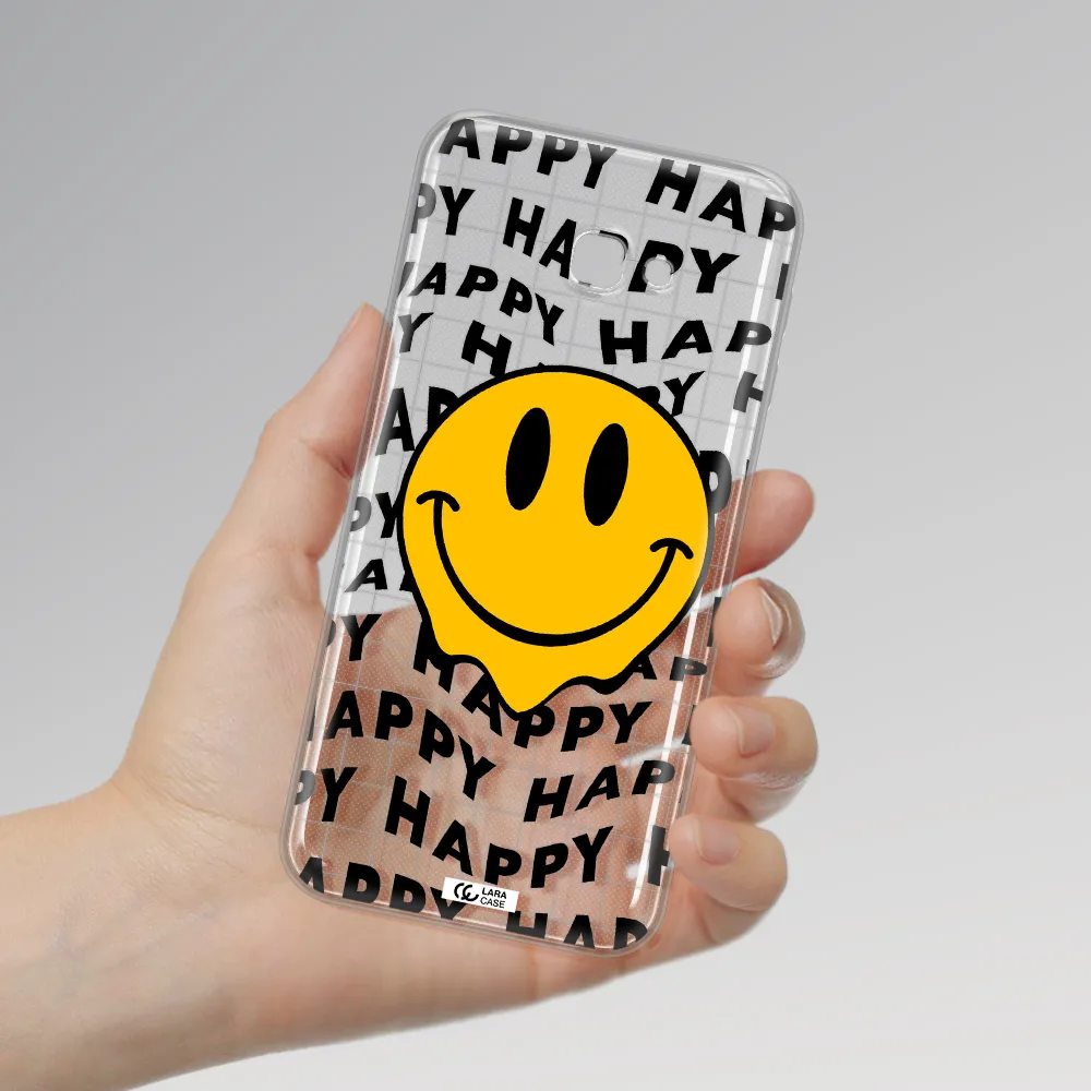 Happy Emoji Samsung J4 Plus Clear TPU Case