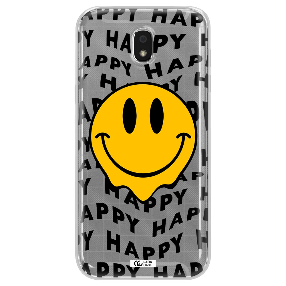 Happy Emoji Samsung J5 2017 Clear TPU Case