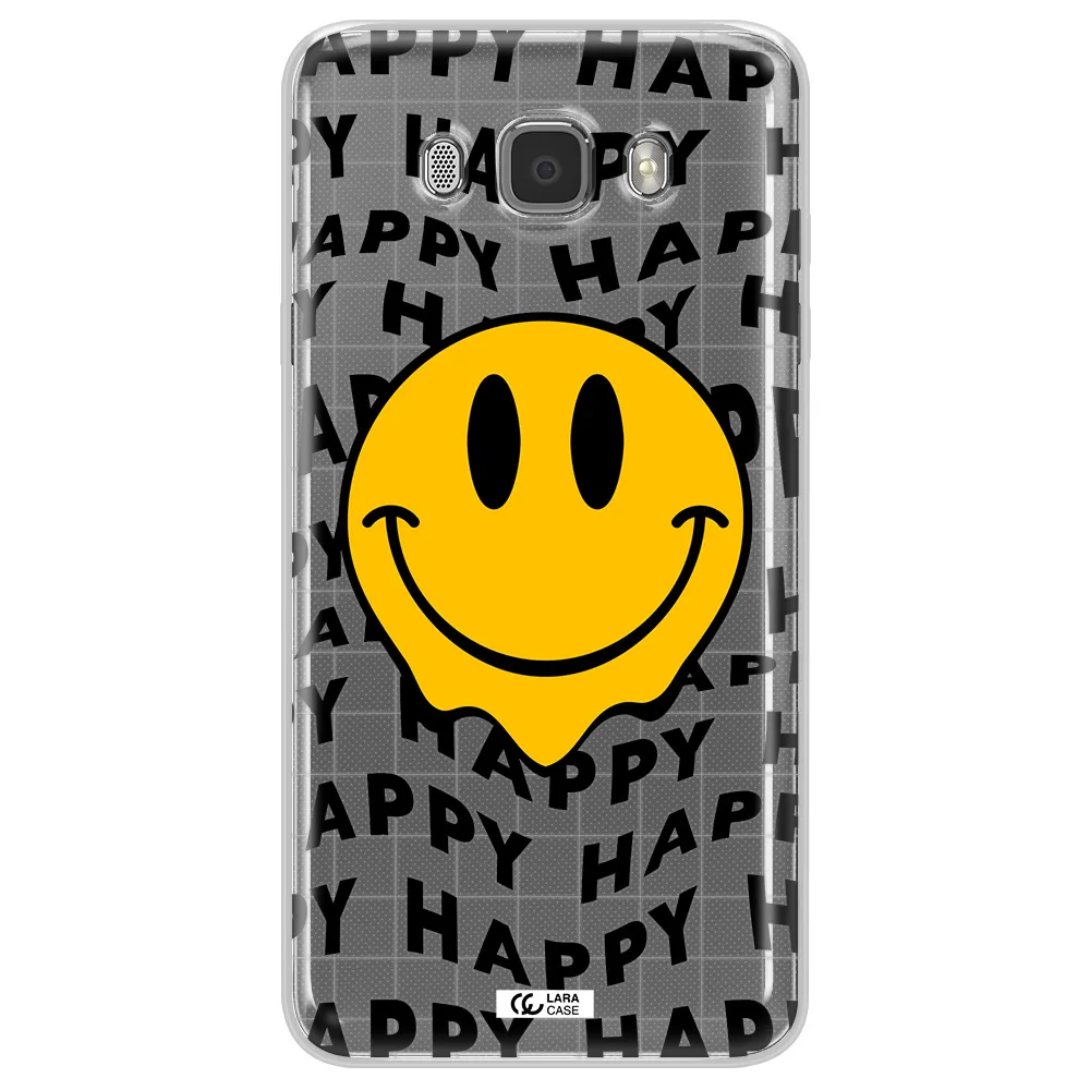 Happy Emoji Samsung J7 2016 Clear TPU Case