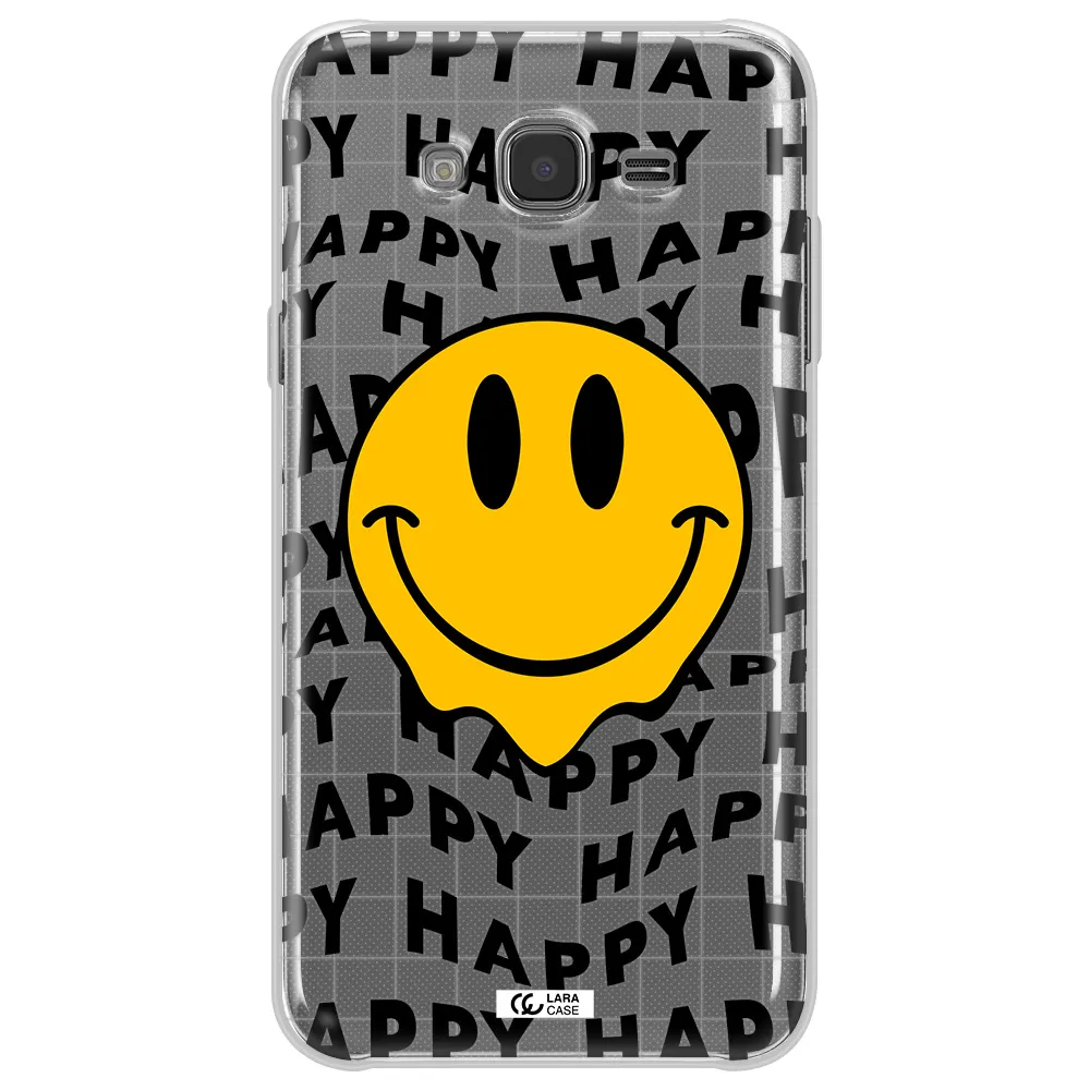 Happy Emoji Samsung J7 Clear TPU Case