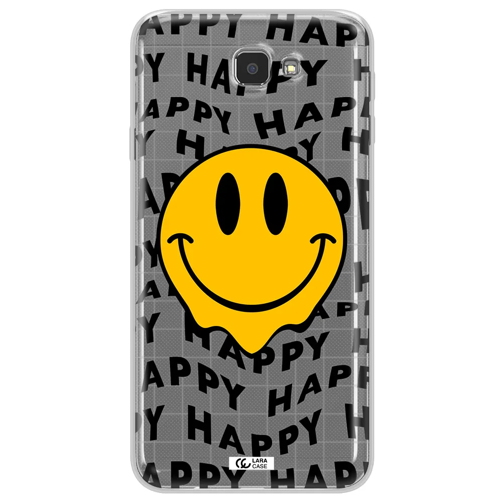 Happy Emoji Samsung J7 Prim Clear TPU Case