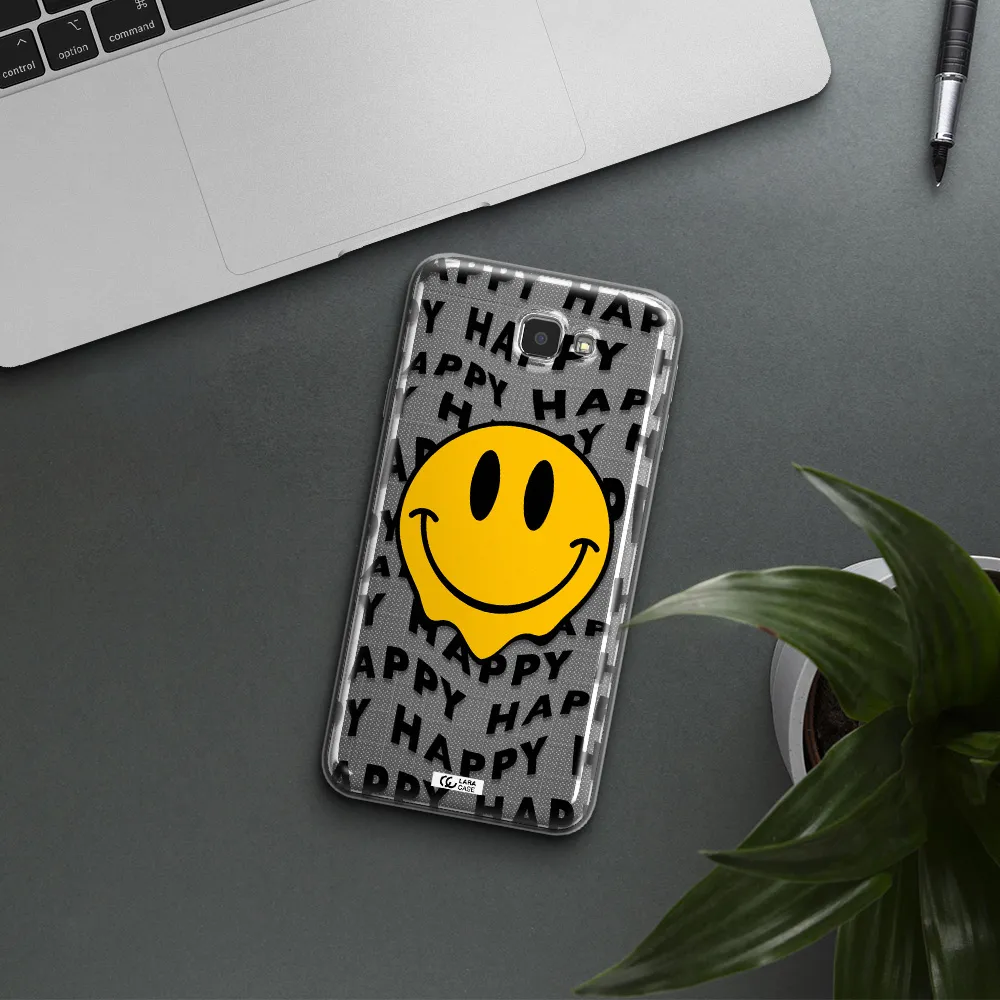 Happy Emoji Samsung J7 Prim Clear TPU Case