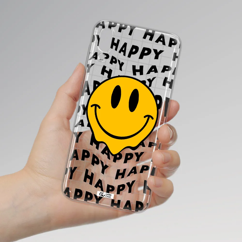 Happy Emoji Samsung M10 Clear TPU Case
