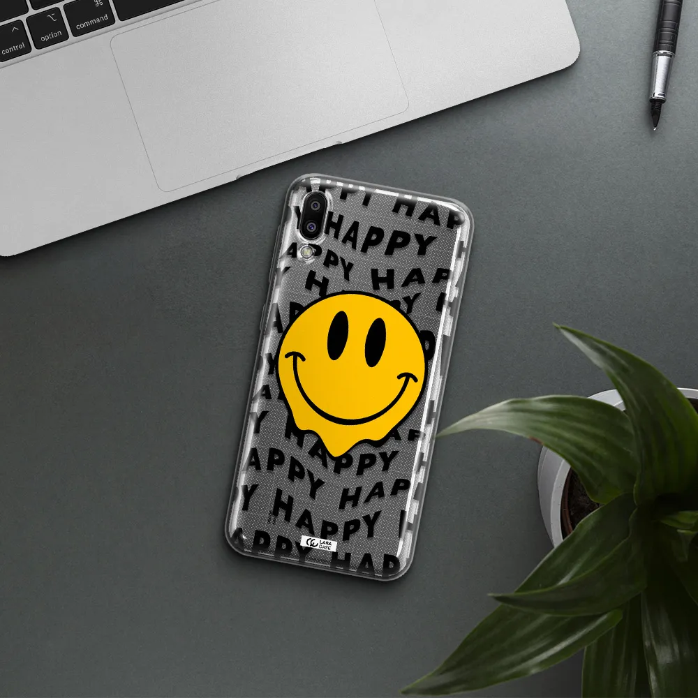 Happy Emoji Samsung M10 Clear TPU Case