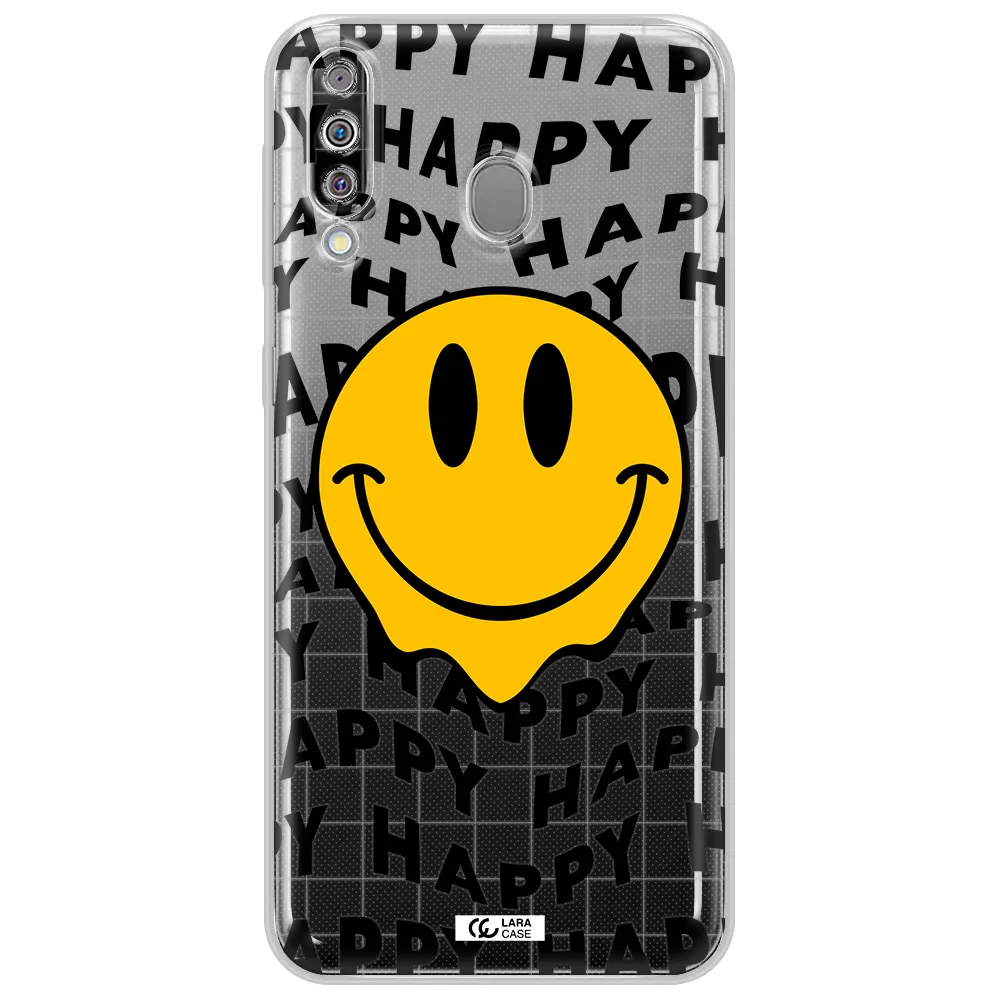 Happy Emoji Samsung M30 Clear TPU Case