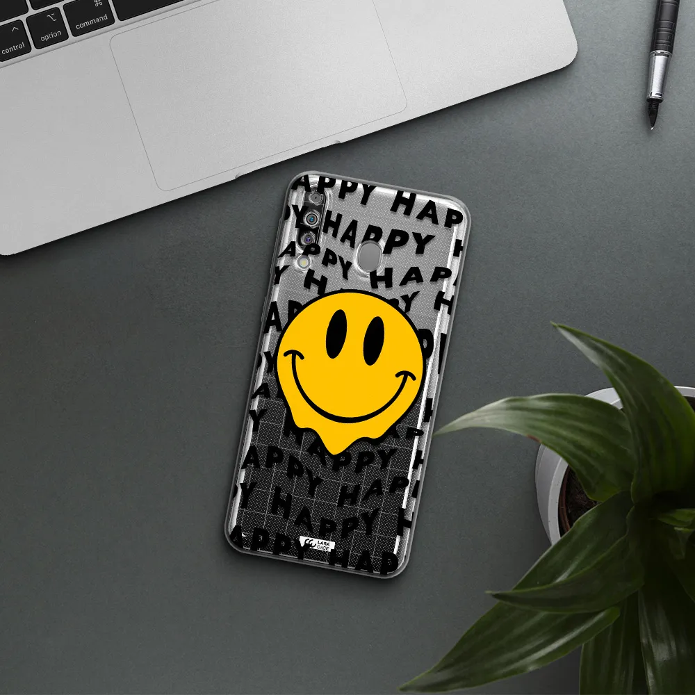 Happy Emoji Samsung M30 Clear TPU Case