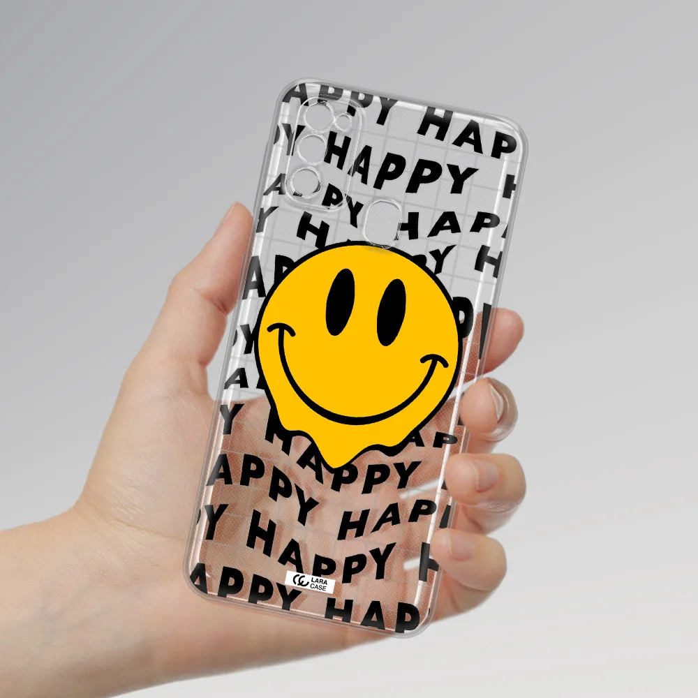 Happy Emoji Samsung M30S Clear TPU Case