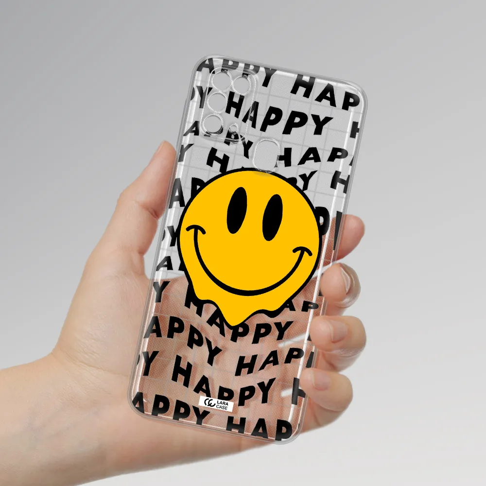 Happy Emoji Samsung M31 Clear TPU Case