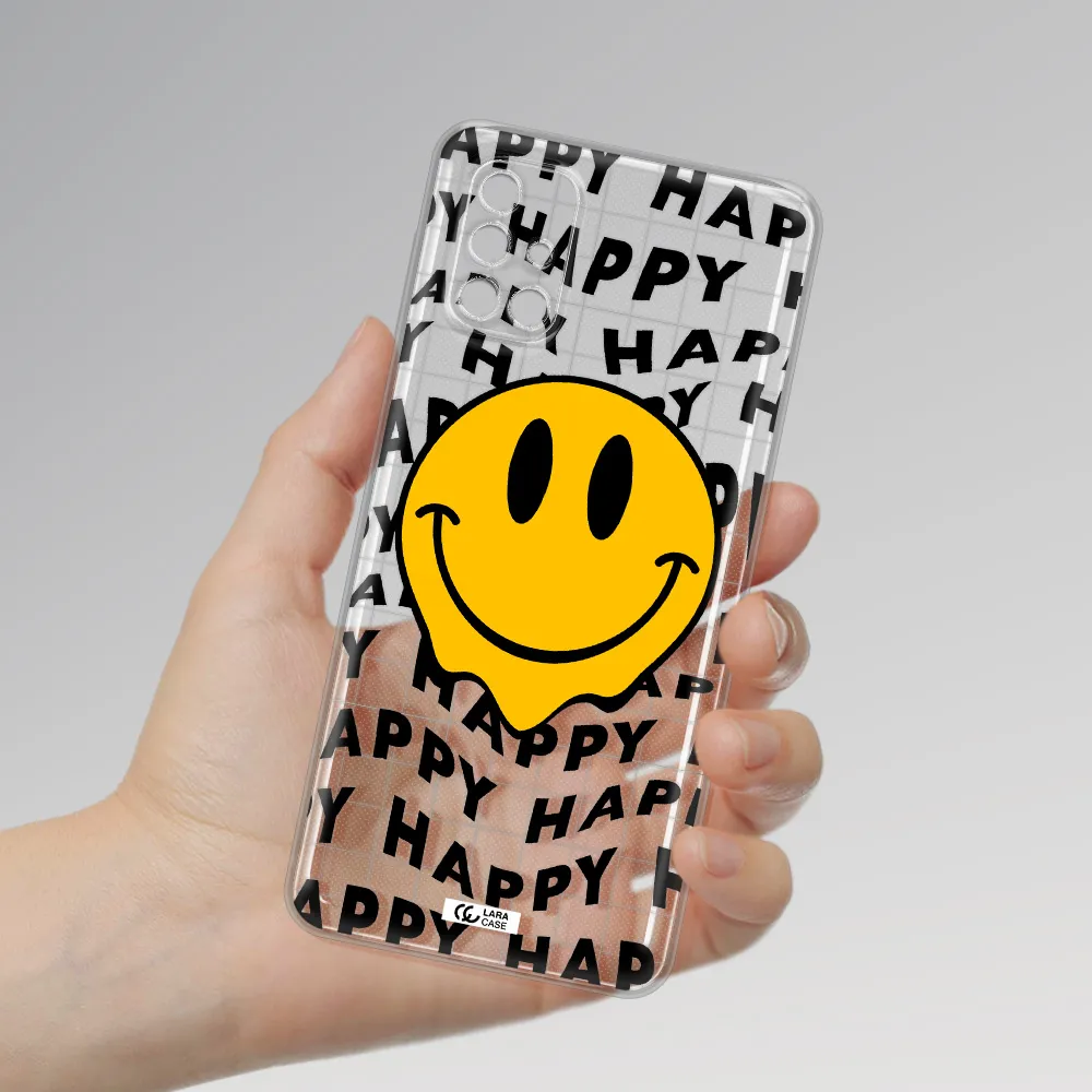Happy Emoji Samsung M31S Clear TPU Case