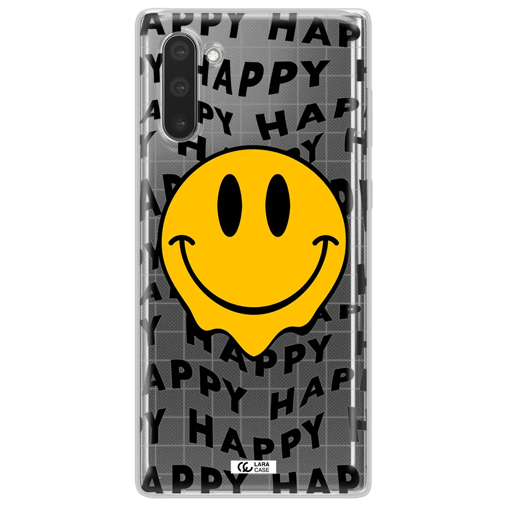 Happy Emoji Samsung Note 10 Clear TPU Case
