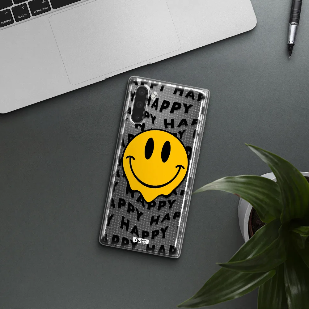 Happy Emoji Samsung Note 10 Clear TPU Case