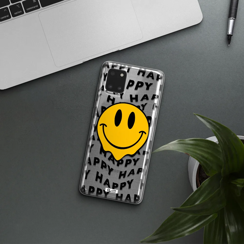 Happy Emoji Samsung Note 10 Lite Clear TPU Case