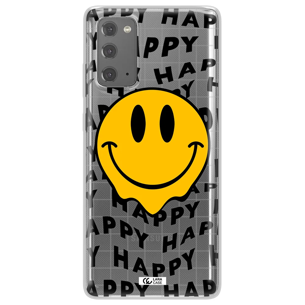Happy Emoji Samsung Note 20 Clear TPU Case
