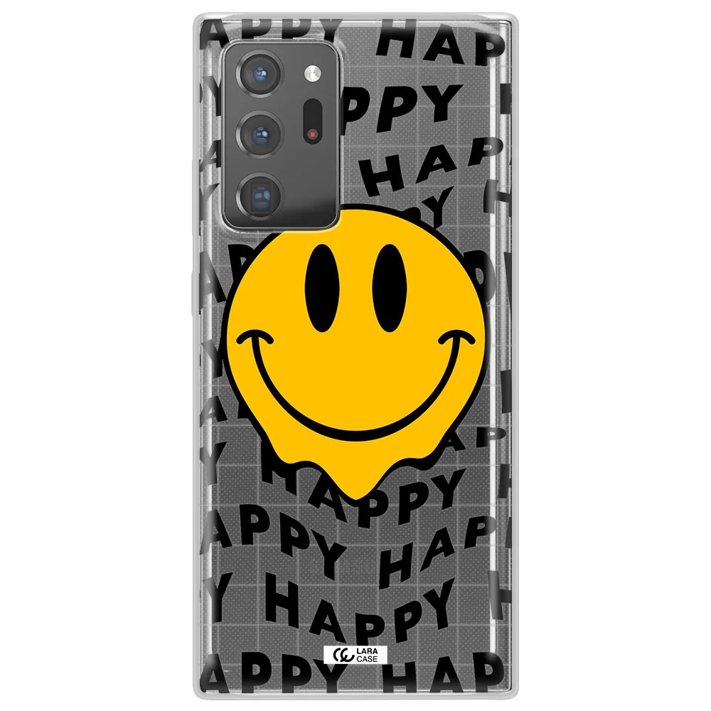 Happy Emoji Samsung Note 20 Ultra Clear TPU Case