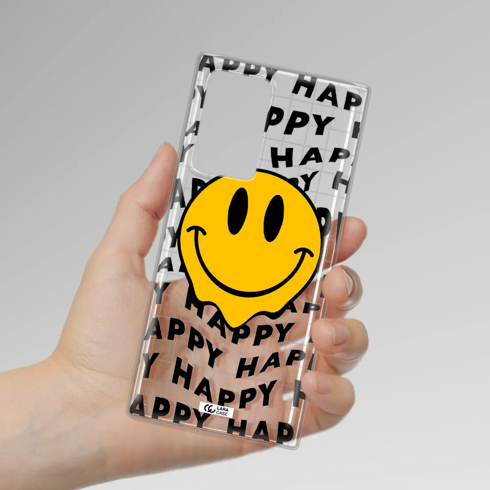 Happy Emoji Samsung Note 20 Ultra Clear TPU Case