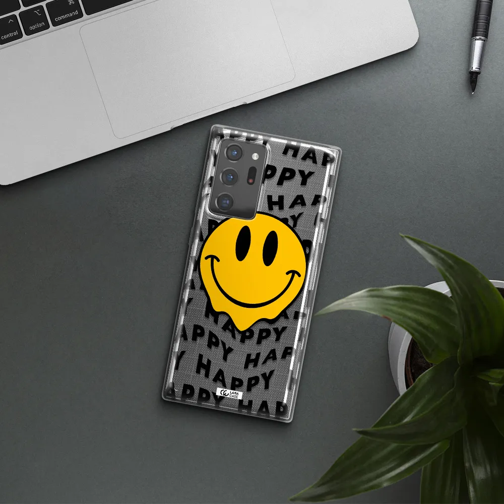 Happy Emoji Samsung Note 20 Ultra Clear TPU Case