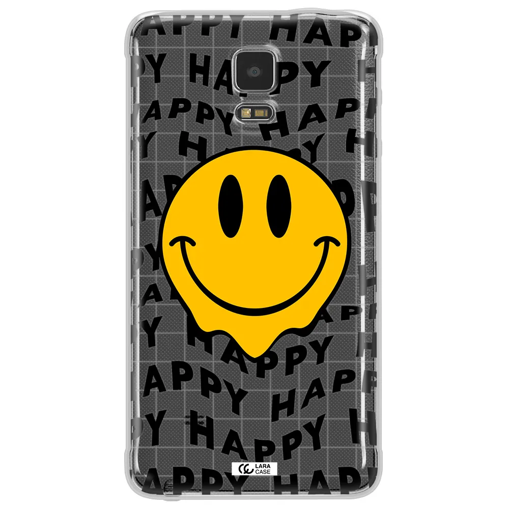 Happy Emoji Samsung Note 4 Clear TPU Case