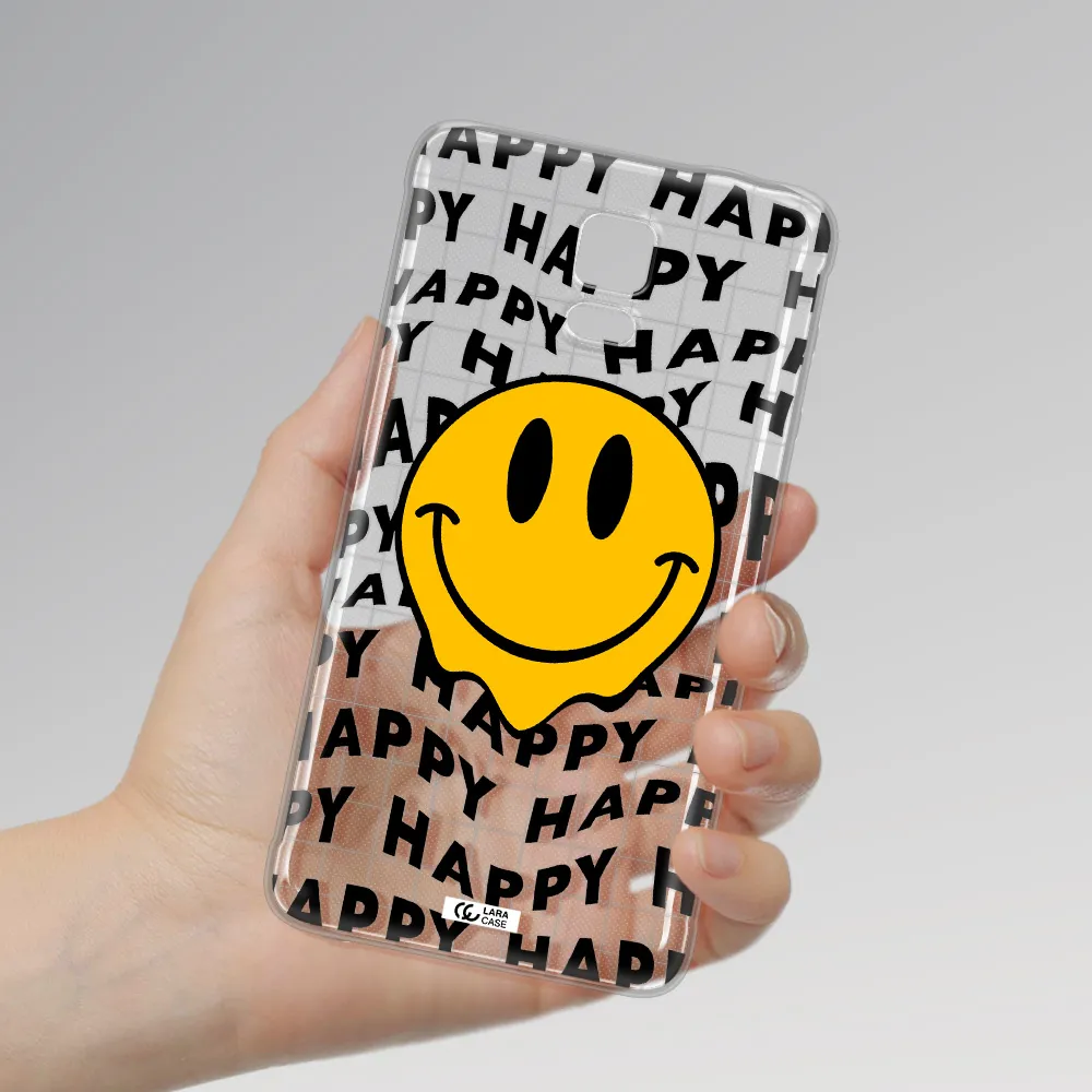 Happy Emoji Samsung Note 4 Clear TPU Case