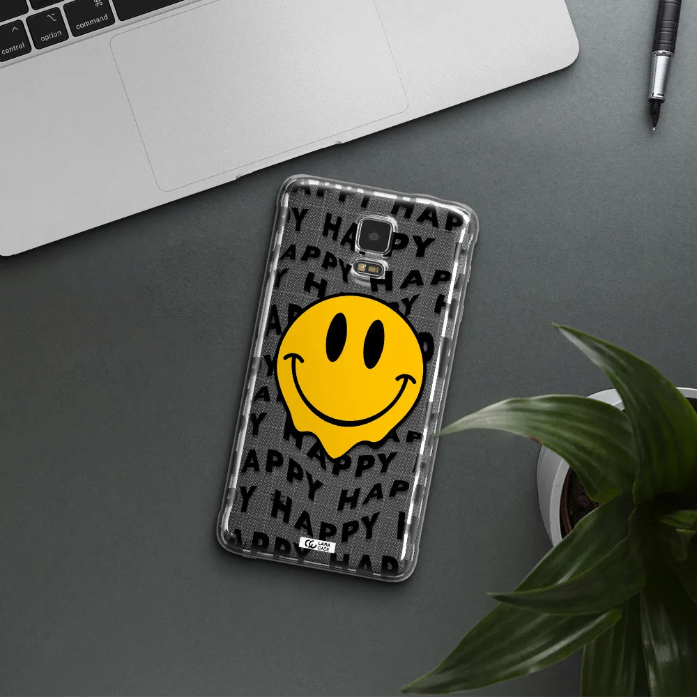 Happy Emoji Samsung Note 4 Clear TPU Case