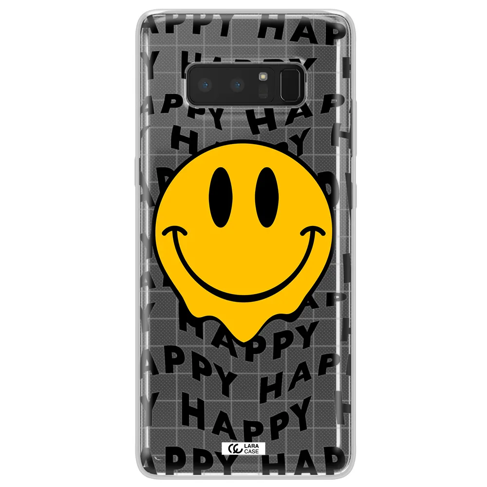 Happy Emoji Samsung Note 8 Clear TPU Case