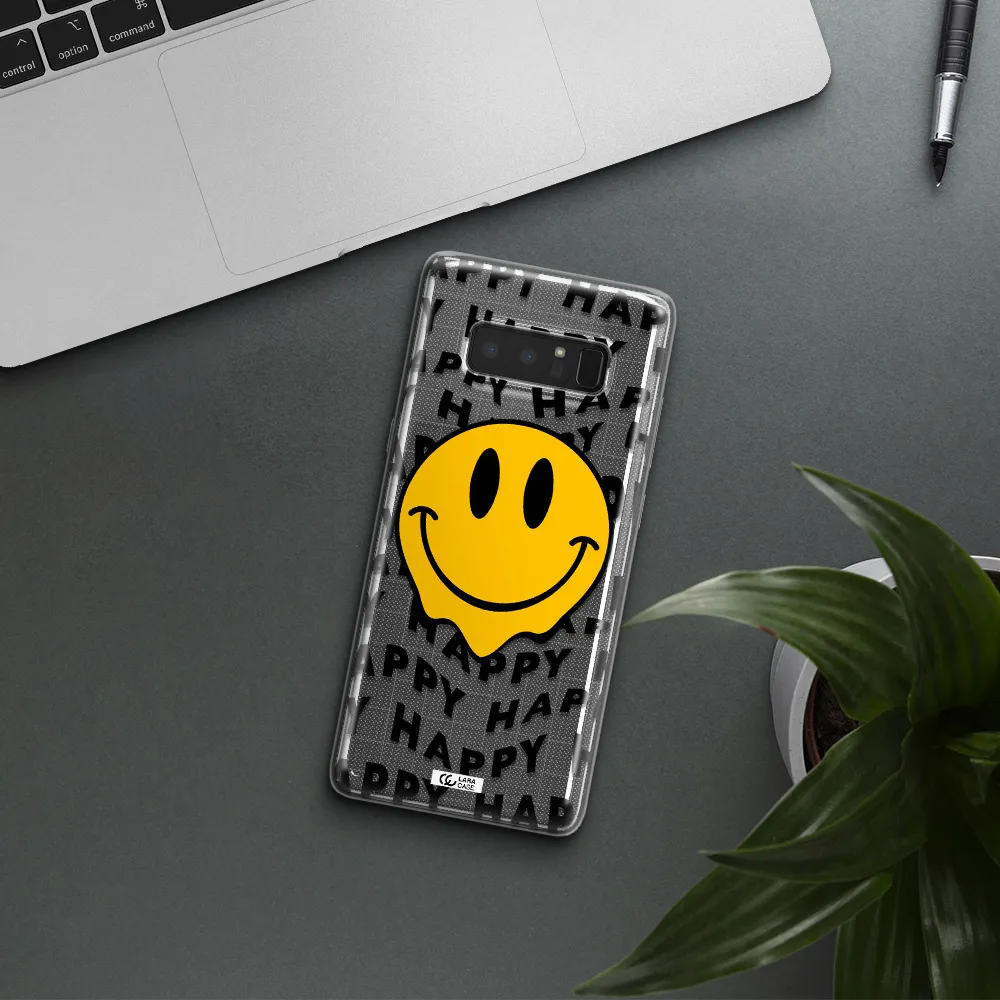 Happy Emoji Samsung Note 8 Clear TPU Case