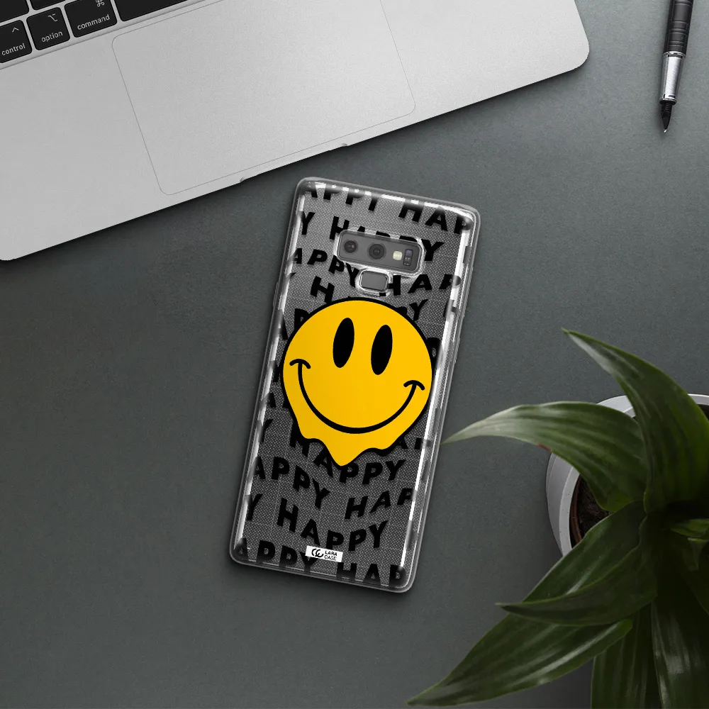 Happy Emoji Samsung Note 9 Clear TPU Case