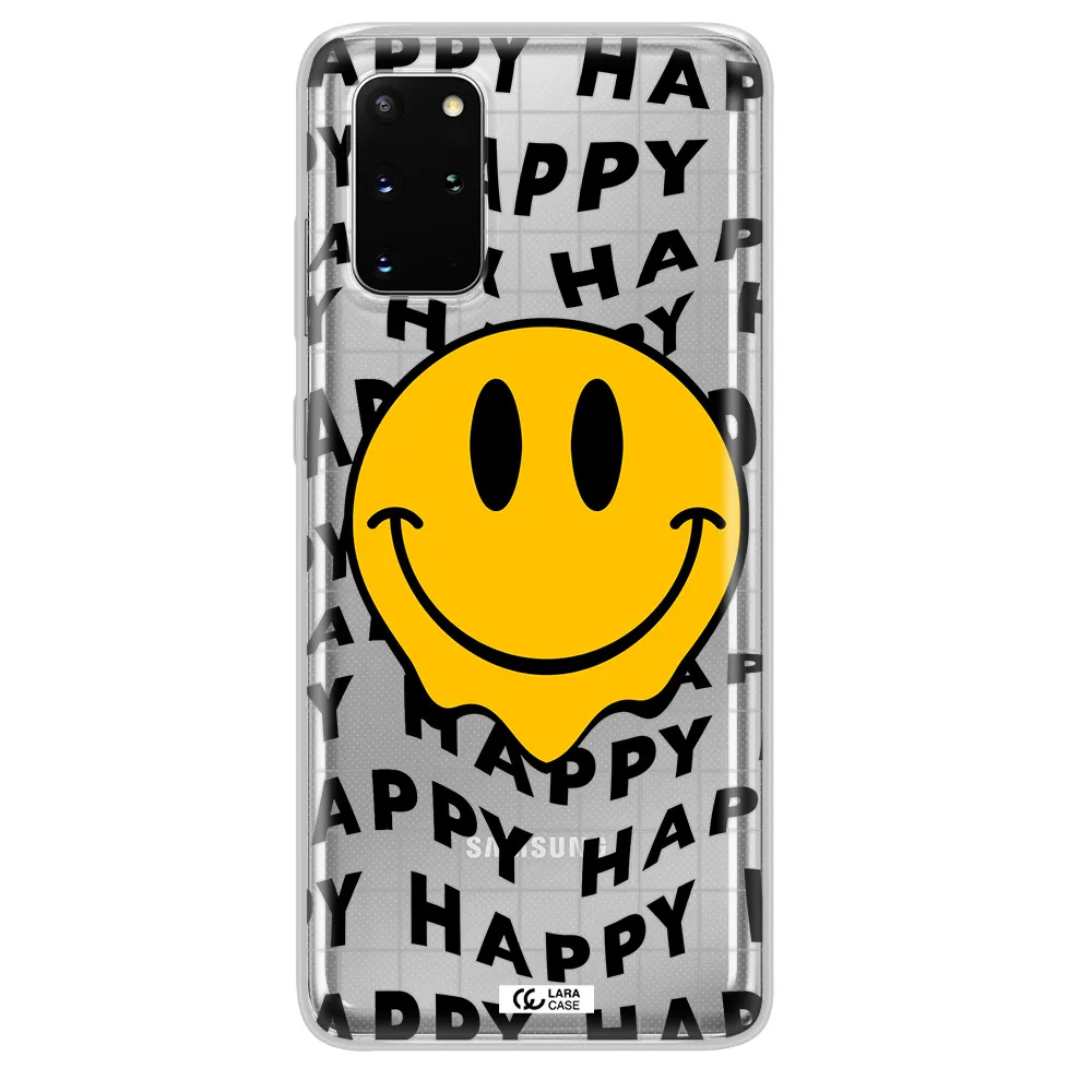 Happy Emoji Samsung S 20 Plus Clear TPU Case