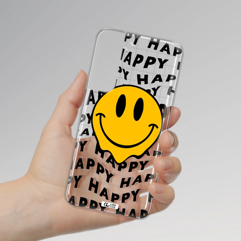 Happy Emoji Samsung S 22 Clear TPU Case