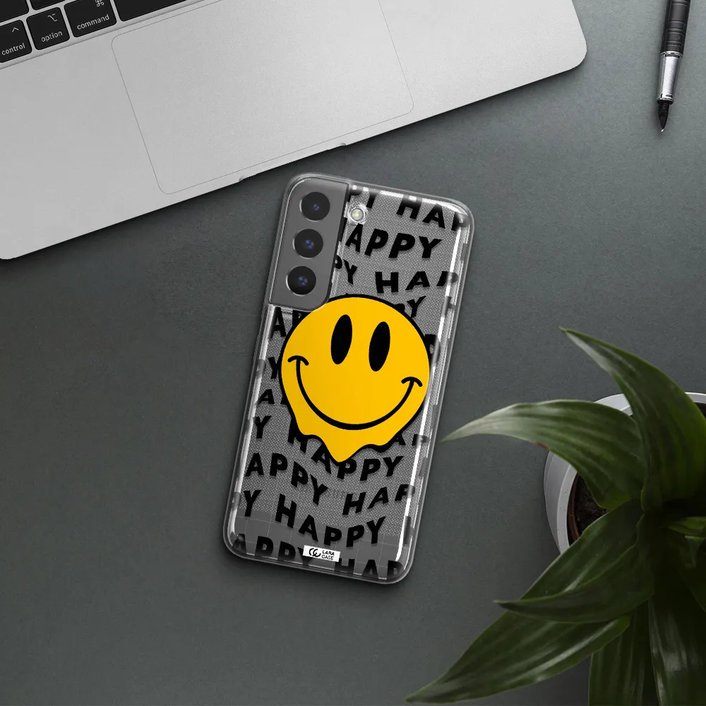 Happy Emoji Samsung S 22 Clear TPU Case
