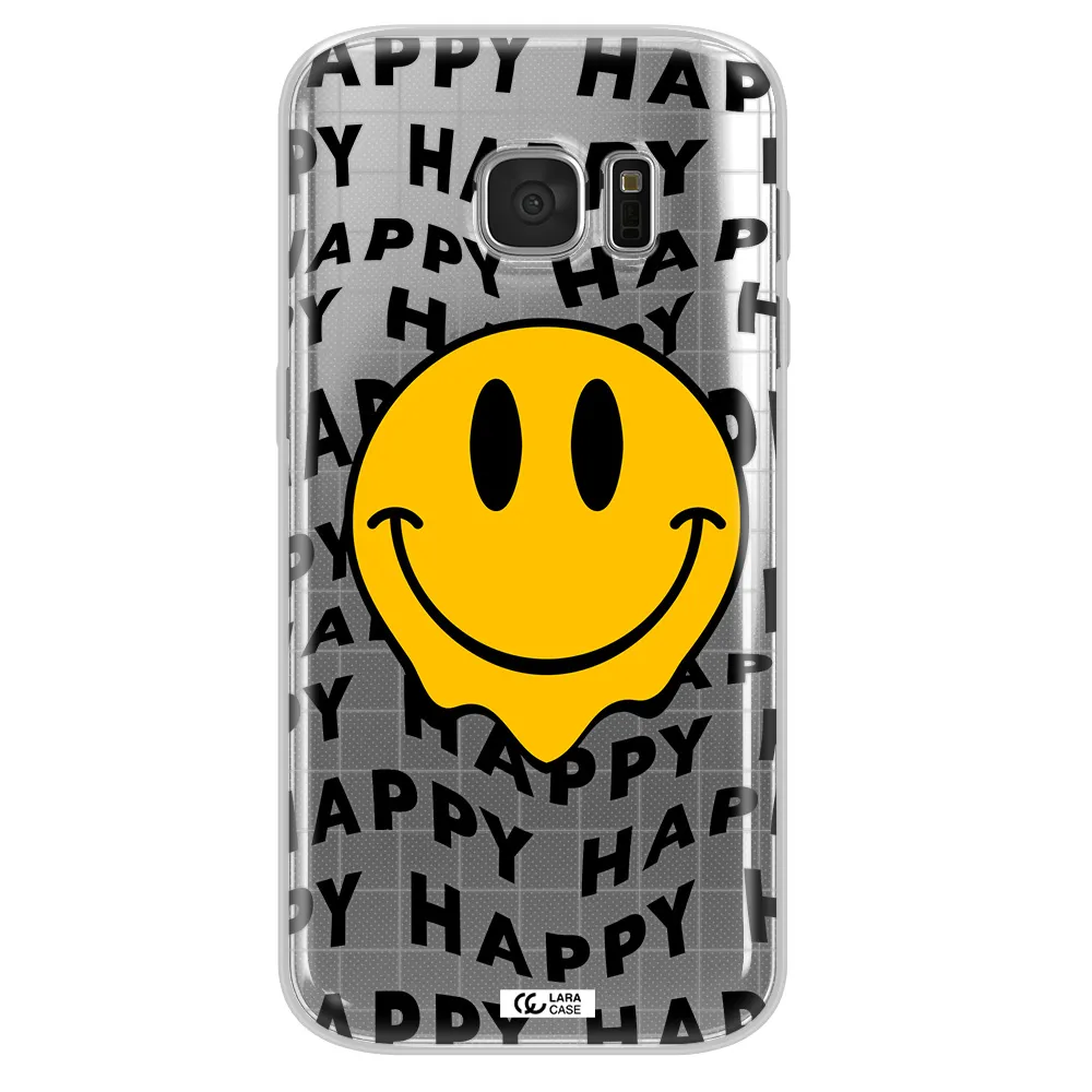 Happy Emoji Samsung S 7 Clear TPU Case