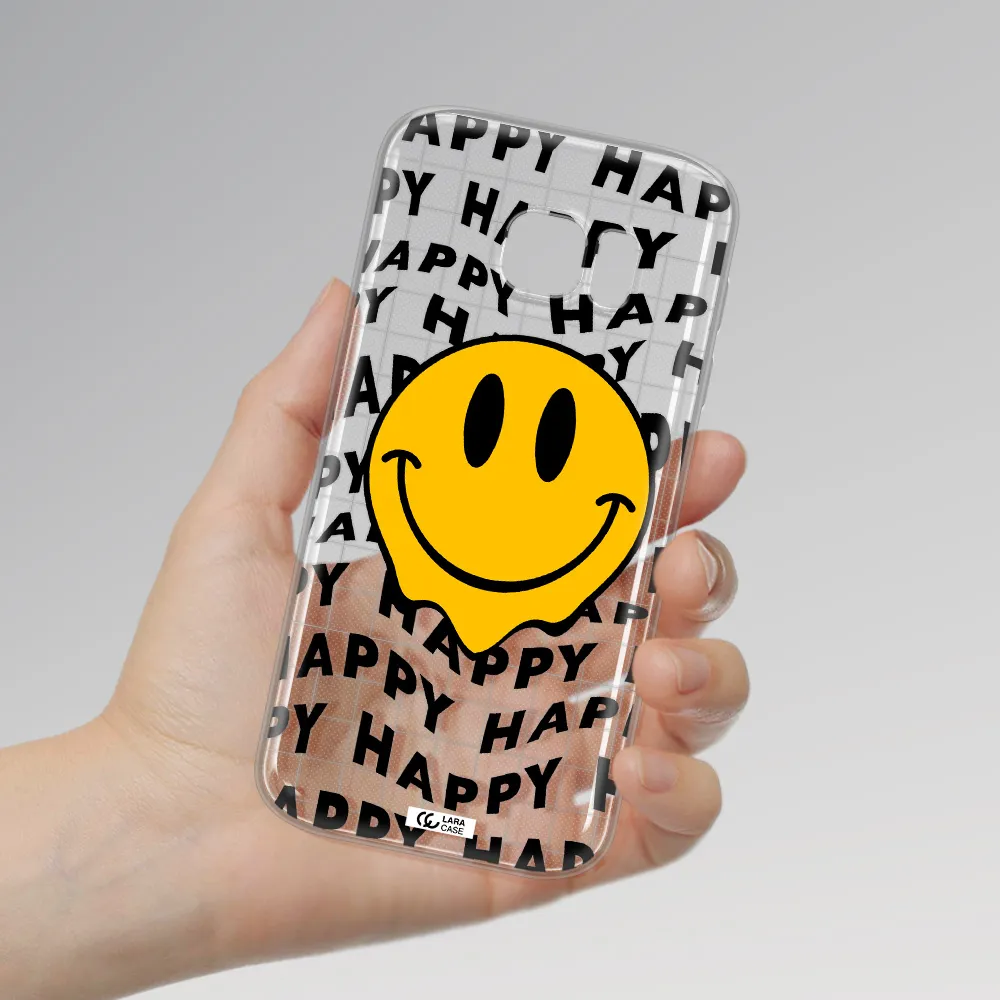 Happy Emoji Samsung S 7 Clear TPU Case