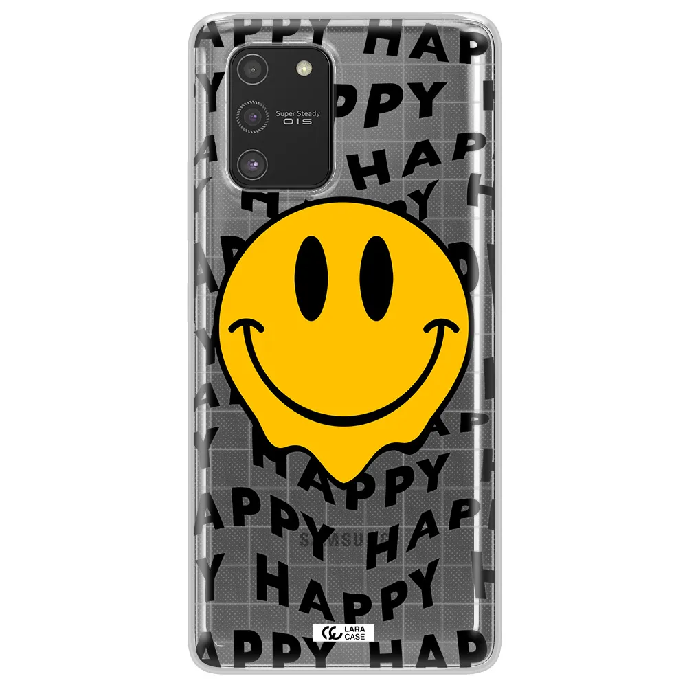 Happy Emoji Samsung S10 Lite Clear TPU Case
