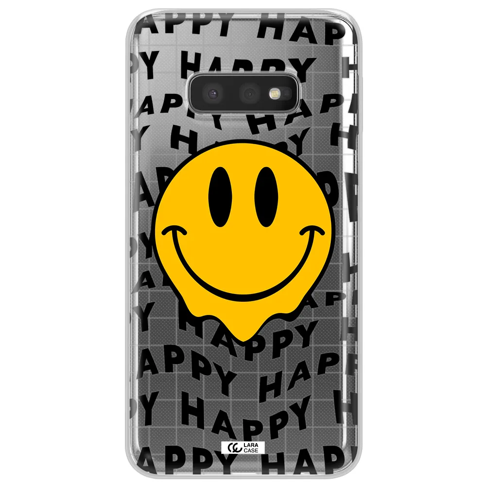 Happy Emoji Samsung S10e Clear TPU Case