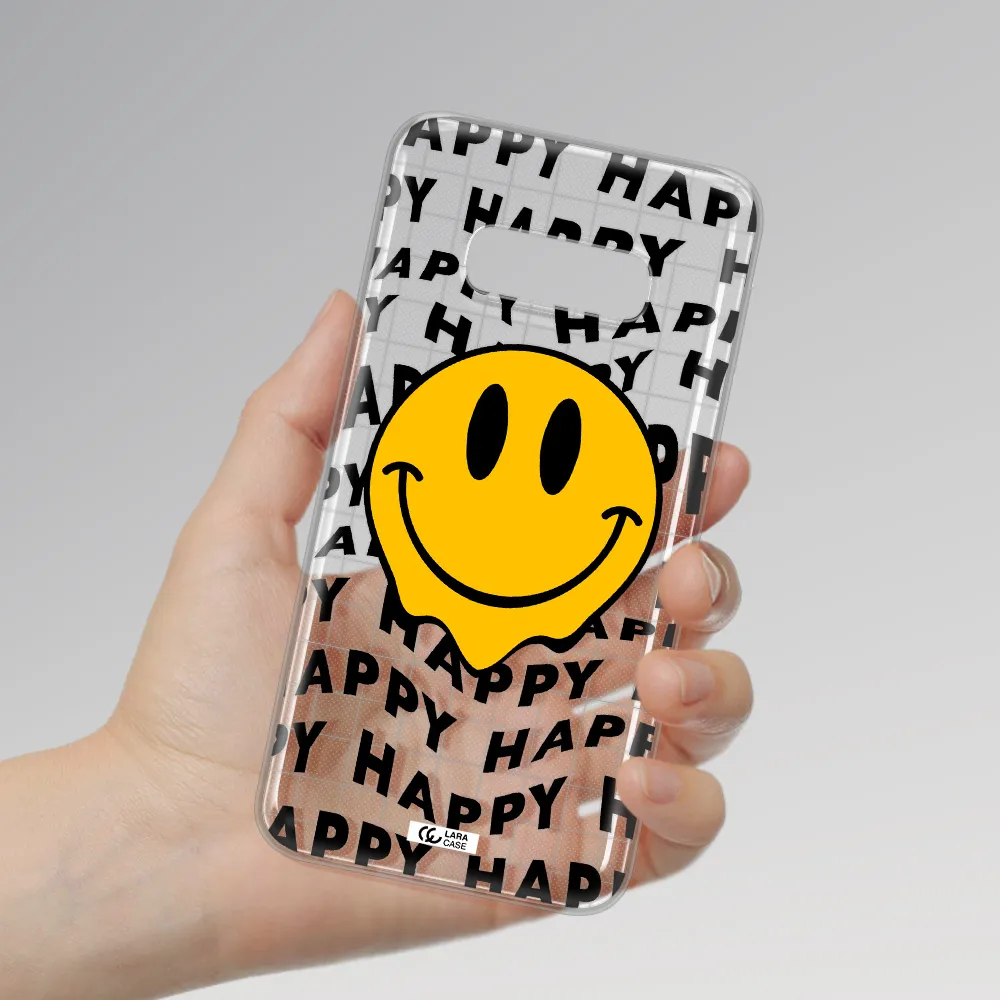 Happy Emoji Samsung S10e Clear TPU Case