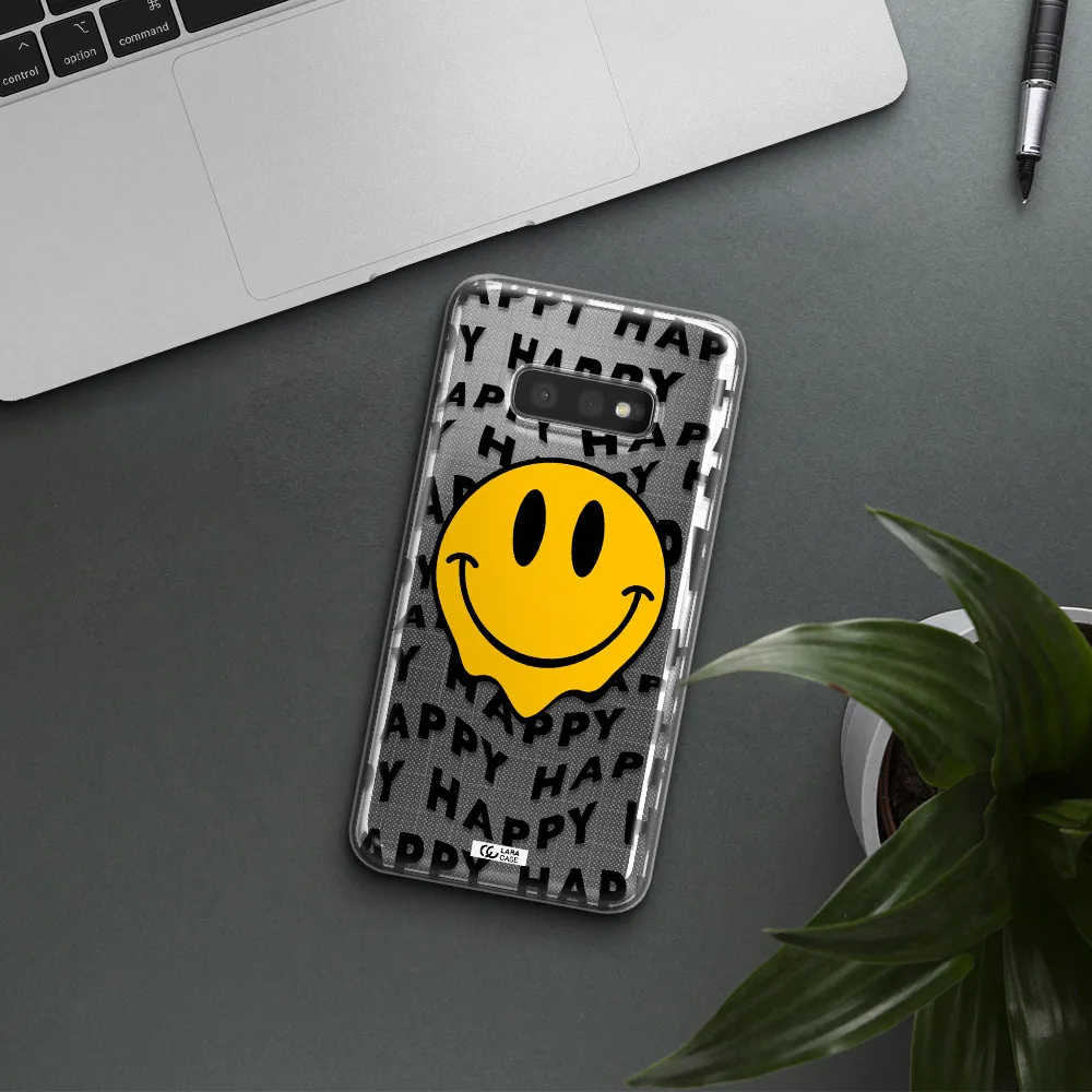Happy Emoji Samsung S10e Clear TPU Case