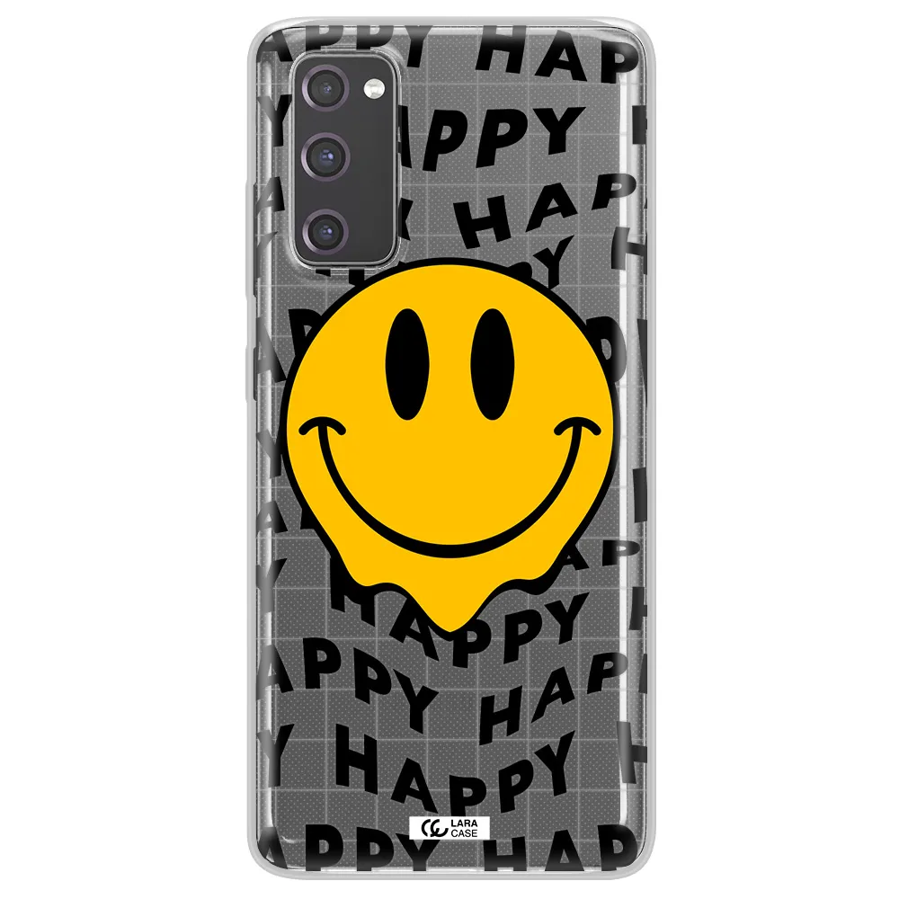 Happy Emoji Samsung S20 Fe Clear TPU Case