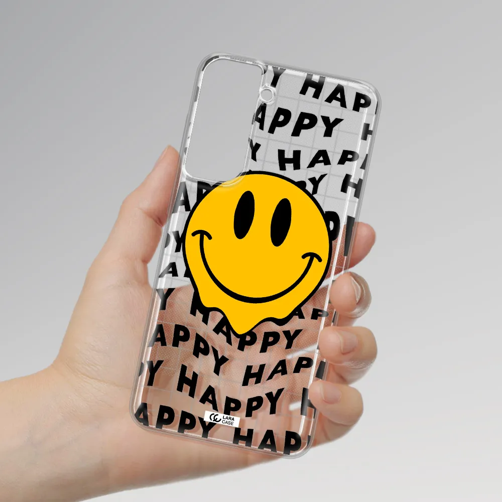 Happy Emoji Samsung S21 Fe Clear Tpu Case