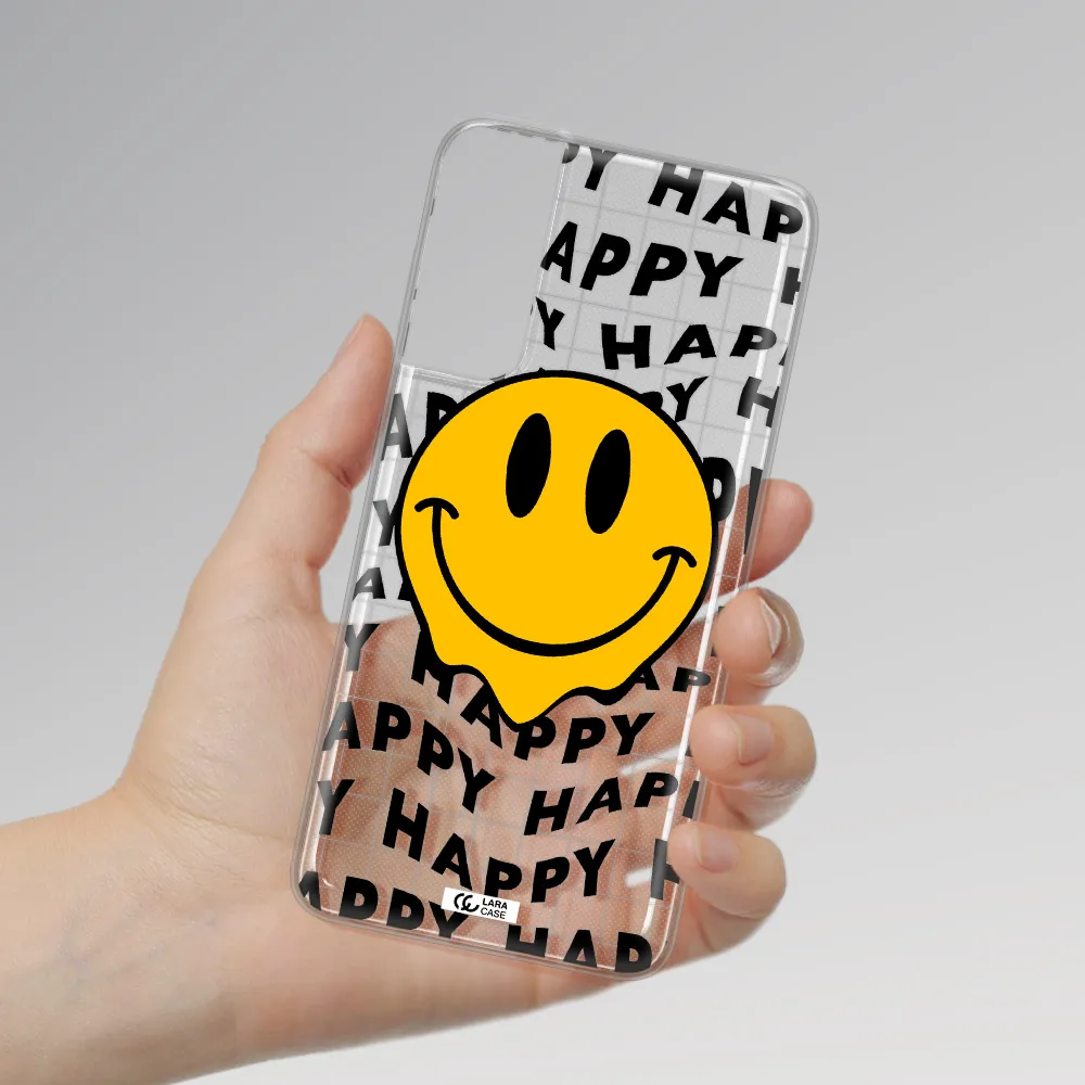 Happy Emoji Samsung S21 Plus Clear TPU Case
