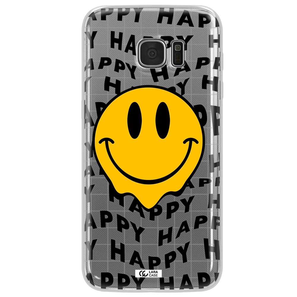 Happy Emoji Samsung S7 Edge Clear TPU Case