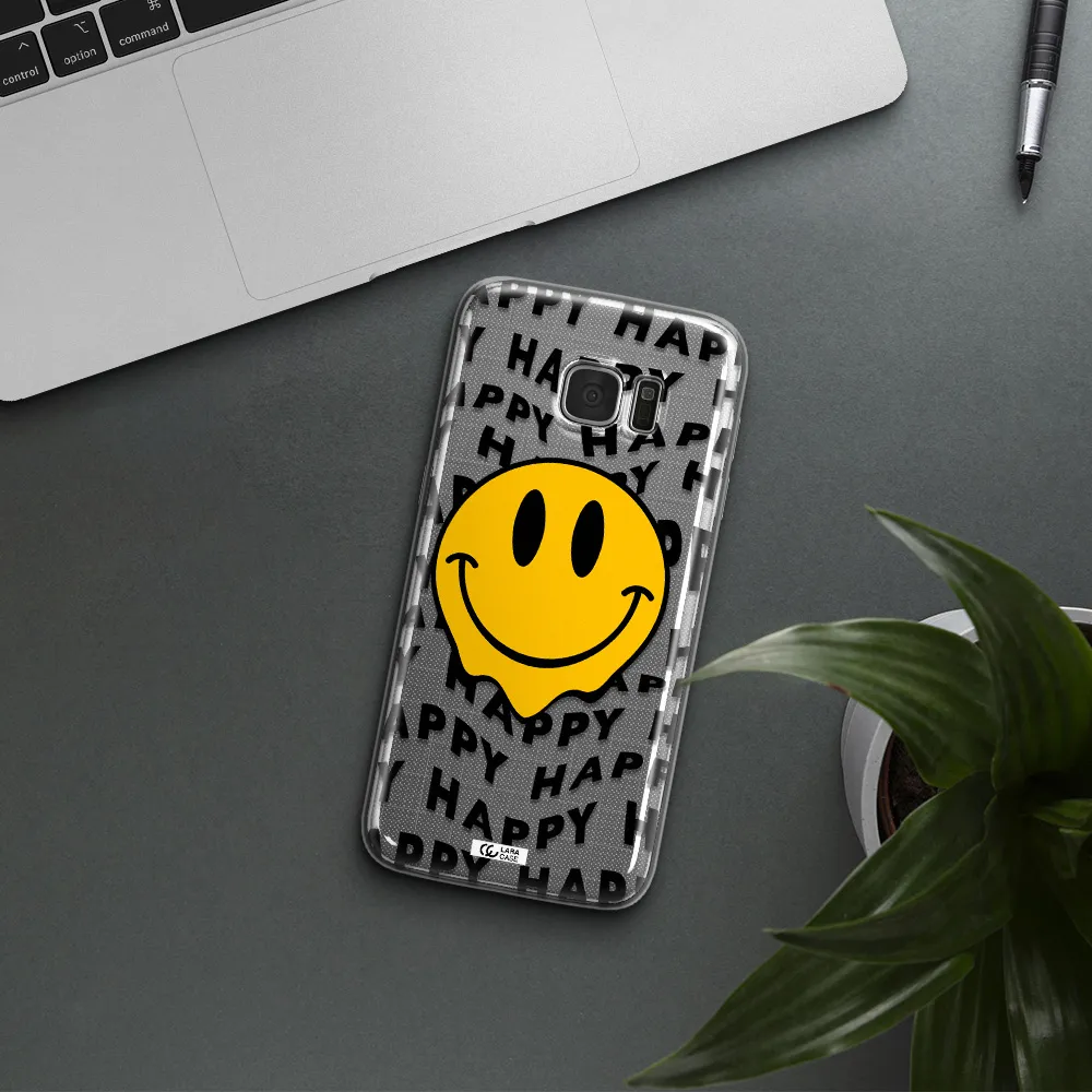Happy Emoji Samsung S7 Edge Clear TPU Case