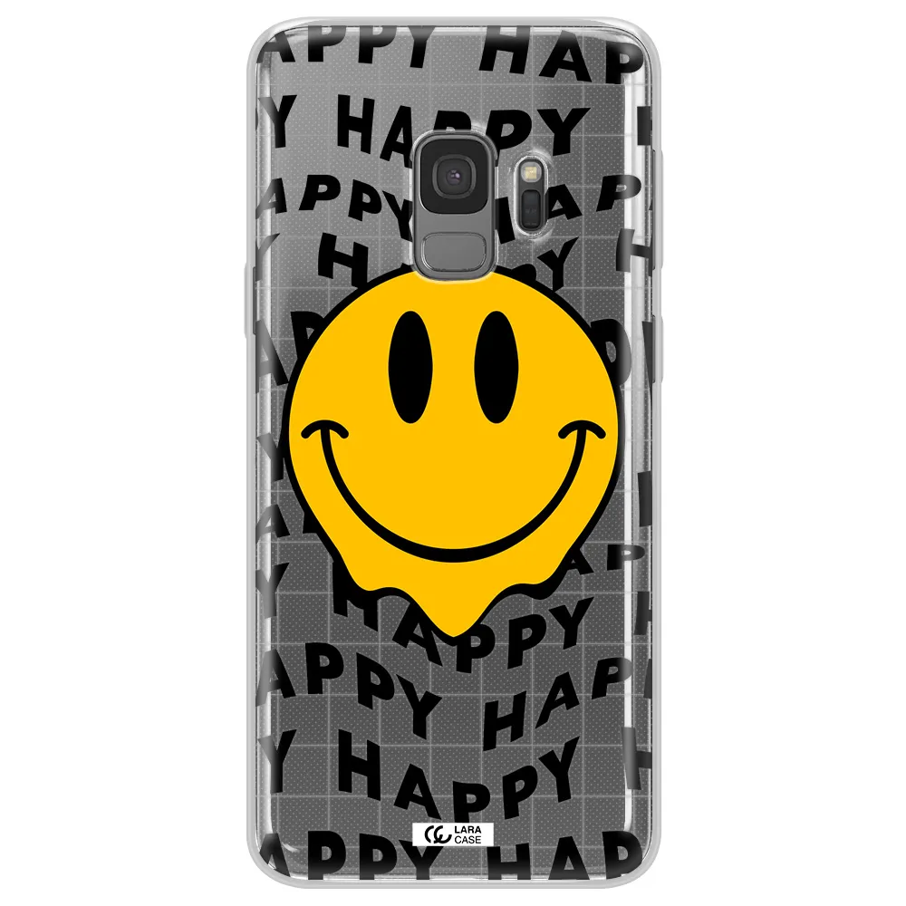 Happy Emoji Samsung S9 Clear TPU Case