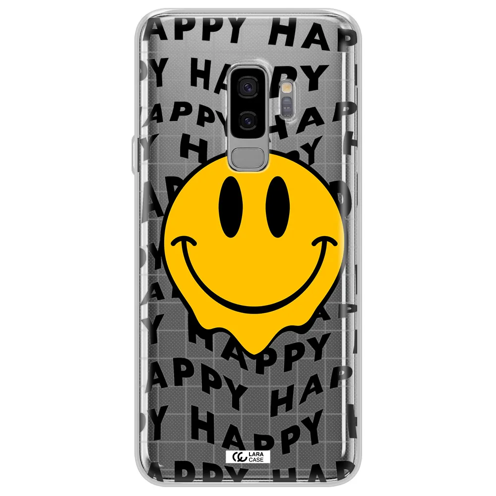 Happy Emoji Samsung S9 Plus Clear TPU Case