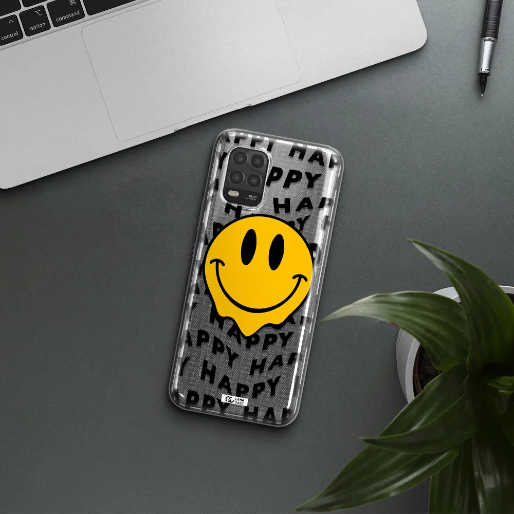 Happy Emoji Xiaomi Mi 10 Lite Clear TPU Case