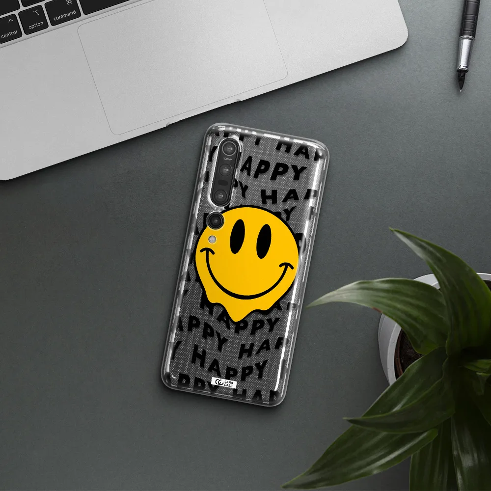 Happy Emoji Xiaomi Mi 10 Pro Clear TPU Case