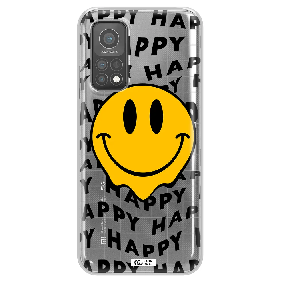 Happy Emoji Xiaomi Mi 10 T Pro Clear TPU Case