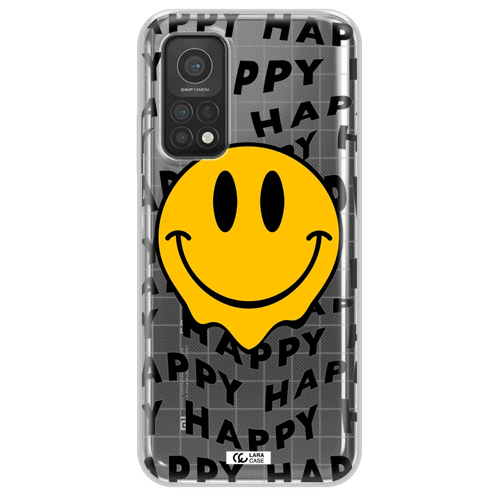 Happy Emoji Xiaomi Mi 10T Clear TPU Case