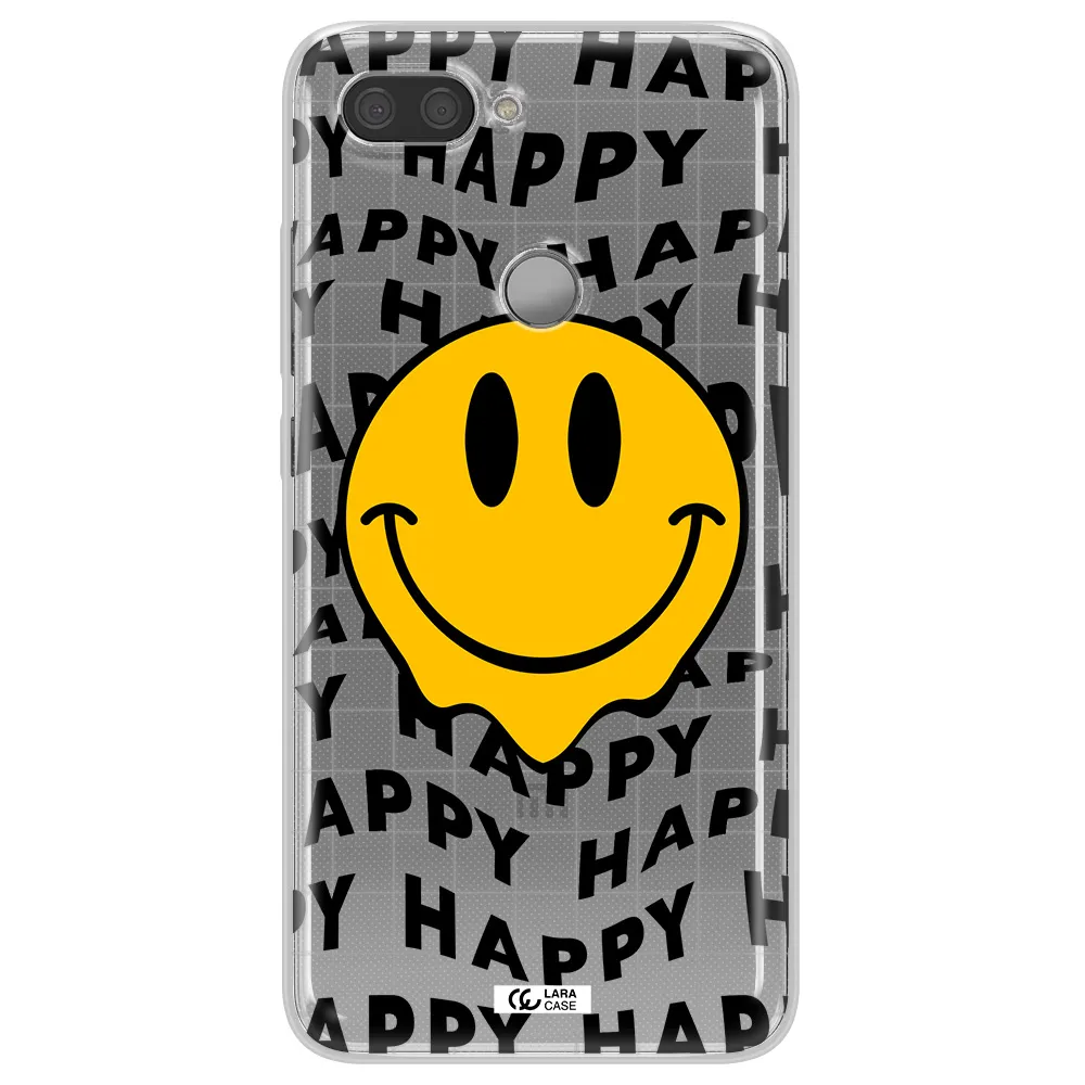 Happy Emoji Xiaomi Mi 8 Lite Clear TPU Case
